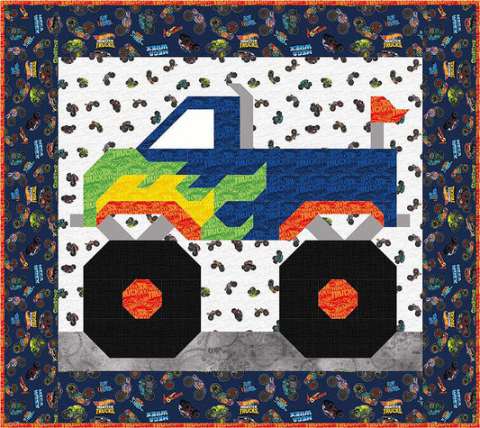 Lisa Muilenburg Hot Wheels Monster Truck Quilt Pattern