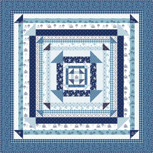 Snowball Quilt Company Churn Dash Repeat Quilt Pattern