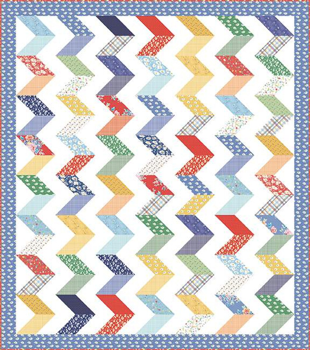 American Jane Ric Rac Row Quilt Pattern