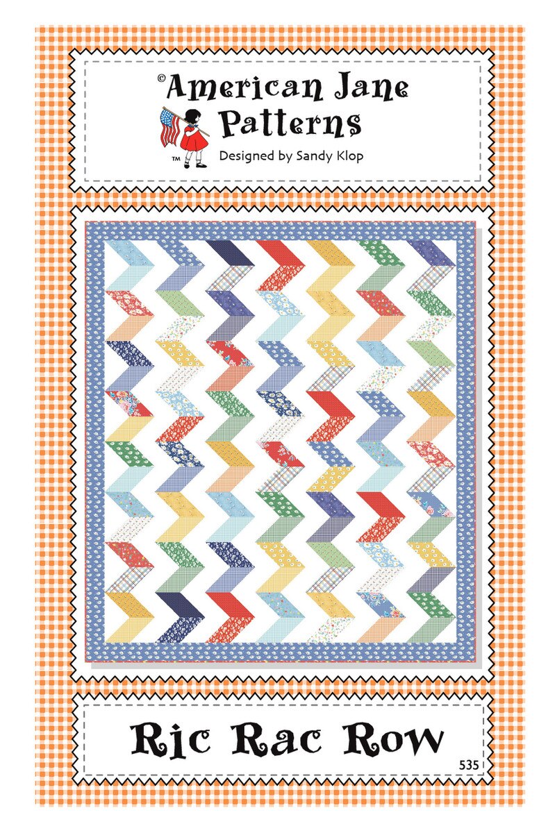 American Jane Ric Rac Row Quilt Pattern