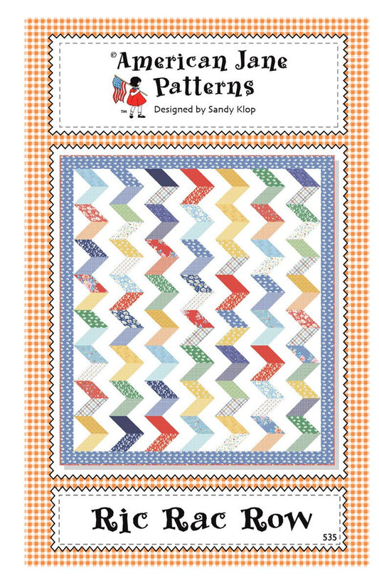 American Jane Ric Rac Row Quilt Pattern